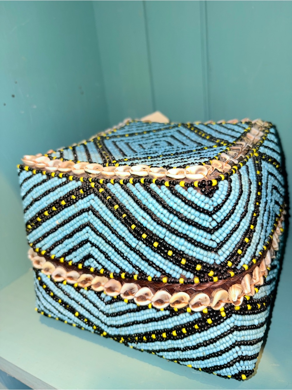 NEW Balinese Beaded Basket